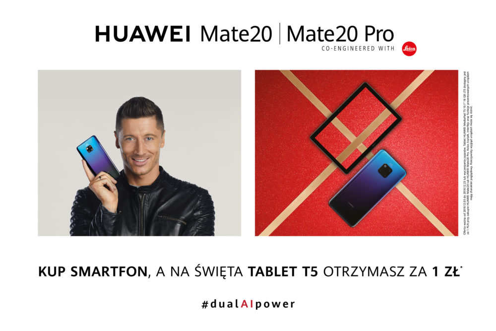 Tablet za 1 zł przy zakupie Mate 20 Pro lub Mate 20 w ofercie świątecznej Huawei